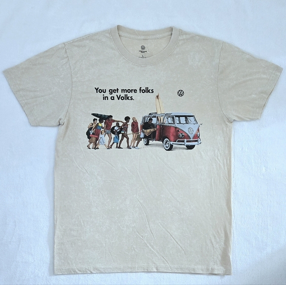 Changes VW "You get more folks in a Volks." Graphic Tee👕 - NWOT - Picture 7 of 10